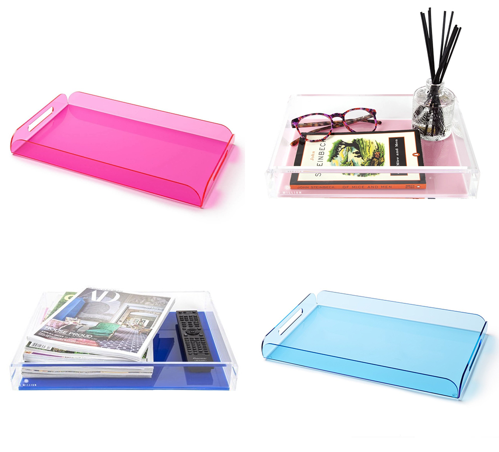 Color Acrylic Trays